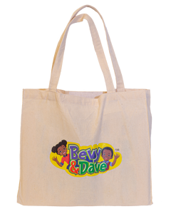 Bevy & Dave Canvas Puzzle Tote